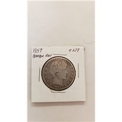 1897 Barber Half