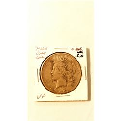 1922 S Peace Dollar