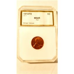 1972/72 DDO Die 2 Lincoln Cent