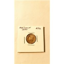 1941 Mercury Dime