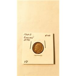 1960 D Roosevelt Dime
