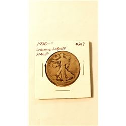 1920 S Walking Liberty Half