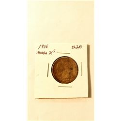 1906 Barber Quarter
