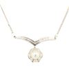 1.0 ctw Diamond Necklace - 14KT White Gold