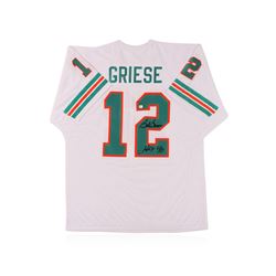 Miami Dolphins Hall of Famer Bob Griese Autographed Jersey