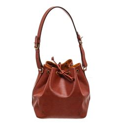 Louis Vuitton Sienna Epi Leather Noe PM Drawstring Shoulder Bag