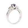 Image 4 : 1.69 ctw Sapphire And Diamond Ring - Platinum