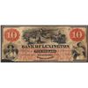 Image 1 : 1860 $10 Bank of Lexington North Carolina Obsolete Note