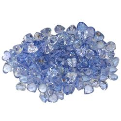 15.42 ctw Round Mixed Tanzanite Parcel