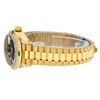 Image 8 : Rolex Ladies 18K Yellow Gold Black Diamond And Emerald President Wristwatch With