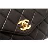 Image 5 : Chanel Black Lambskin Leather Vintage Envelope Single Flap Bag