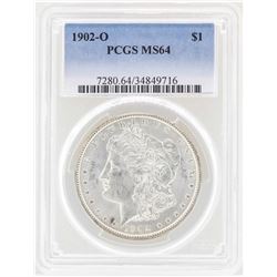 1902-O $1 Morgan Silver Dollar Coin PCGS MS64