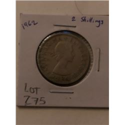 1962 2 Shillings High Grade Coin