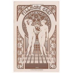 Crosby, Stills, Nash, & Young Fillmore East Program