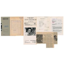 Ravi Shankar 1971 Munich Concert Material