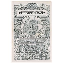 The Who Six Nights of 'Tommy' Fillmore East Program