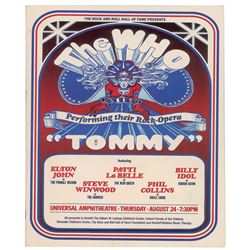The Who and Elton John 'Tommy' Program