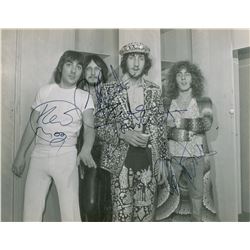 The Who Signed BBC 1973 Photograph