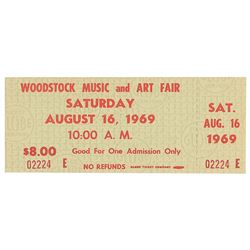 Woodstock Festival Ticket