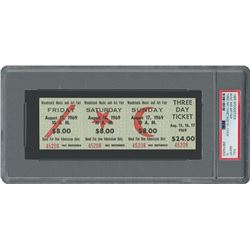 Woodstock Ticket - PSA GEM MINT 10