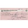 Image 1 : Beatles: George Harrison Signed Check