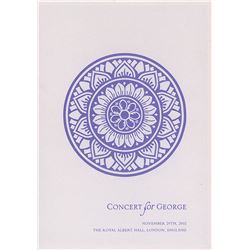 Concert for George Royal Albert Hall Program