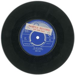 Led Zeppelin: Jimmy Page Signed 45 RPM Record