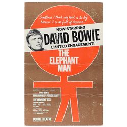 David Bowie 1980 The Elephant Man Poster