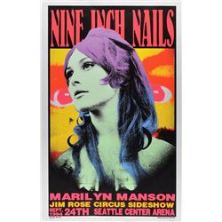 Nine Inch Nails 1994 Seattle Poster