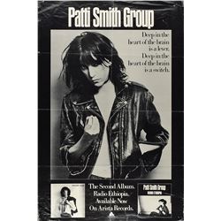 Patti Smith 1976 Radio Ethiopia Poster
