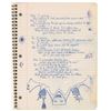 Image 4 : Prince's Handwritten Lyrics and Sketch Notebook