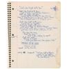Image 8 : Prince's Handwritten Lyrics and Sketch Notebook