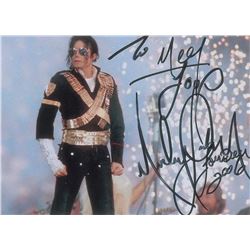 Michael Jackson Signed Photograph