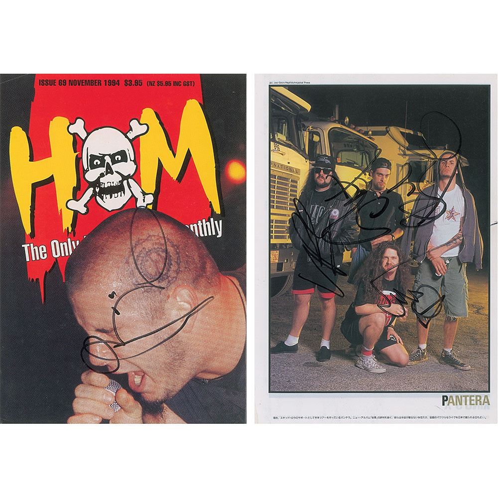 Pantera Signed Photograph