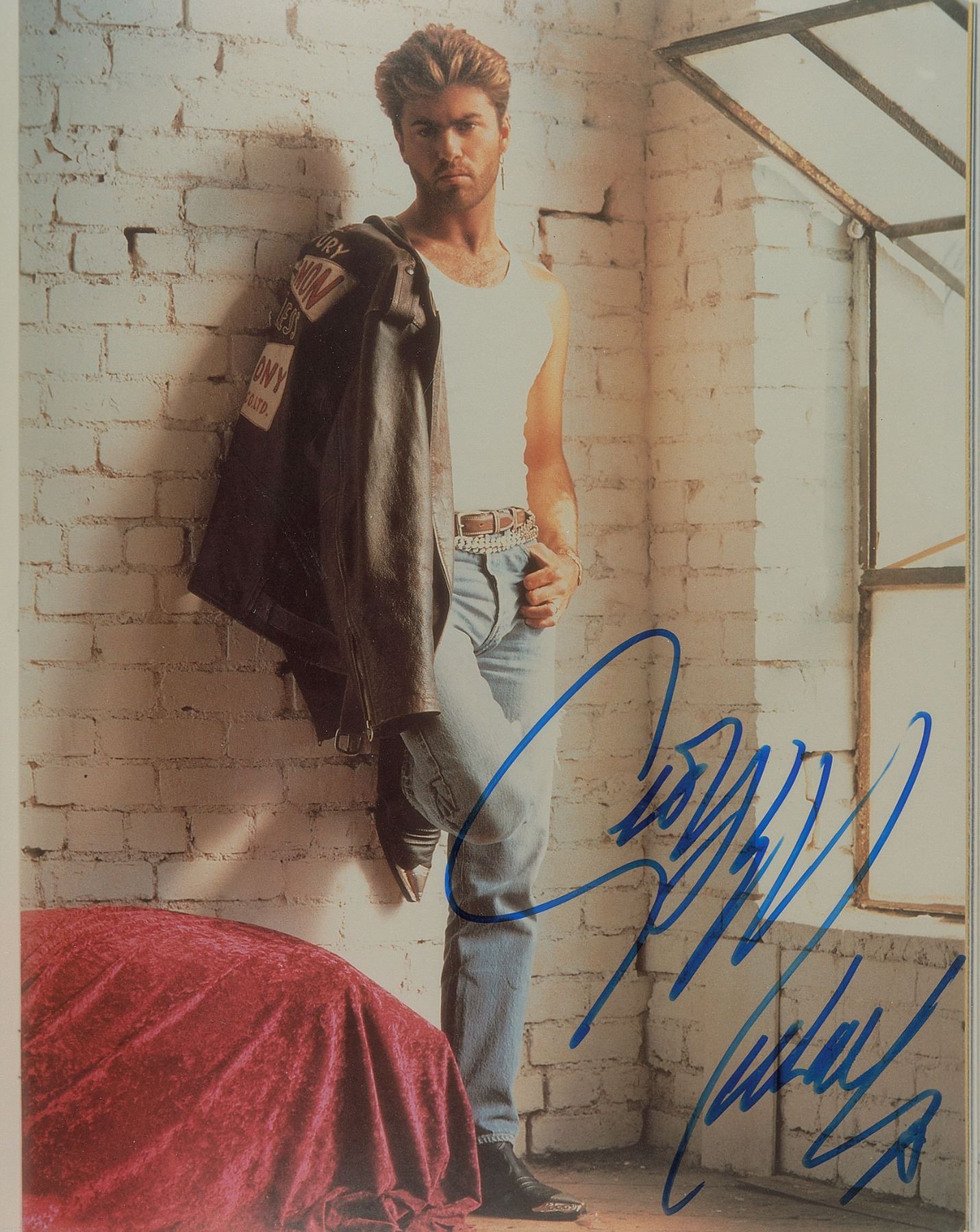 George Michael Signed Photograph