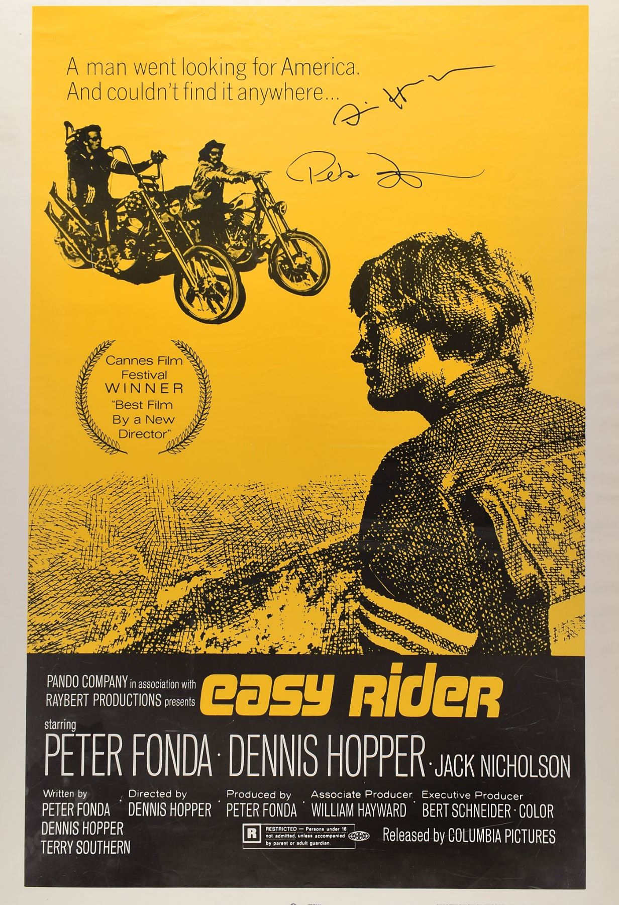 Easy Rider Signed Poster