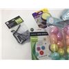 Image 2 : Assorted Household Items- Hand Towel, Easter Eggs, Drink Charms, Brackets, Floor Protectors, Lamp Sh