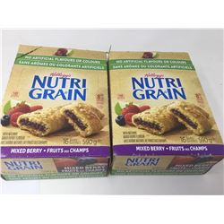 Lot of Mixed Berry Kellogg'sNutriGrain Bars (2 x 16 x 37g)