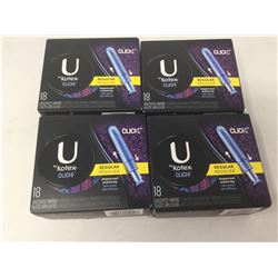 Lot of U by Kotex Regular (4 x 18)