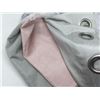 Image 3 : Exclusive Home Dark Grey, Light Grey and Pale Pink Curtain Panels (2 Panels)