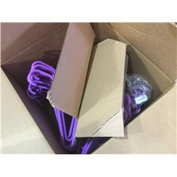 Box of Purple Hangers