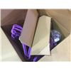 Image 1 : Box of Purple Hangers