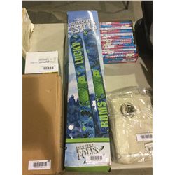 Lucky Bums Youth Beginner Skis w/ Poles