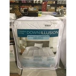 Canadian Living Down Illusion Queen Mattress Pad