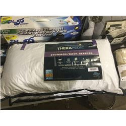TherapedicKing Stomach/Back Sleeper Pillow