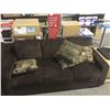 Image 4 : NEWLanden Love Seat and Sofa Set w/ Throw Pillows Lot of 2