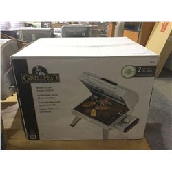 Grill Pro Electric Portable Stainless Steel Grill