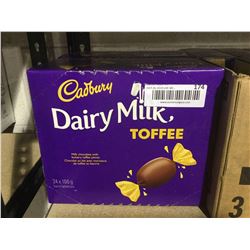 Cadbury Dairy Milk Toffee Milk Chocolate Bars (24 x 100g)