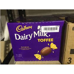 Cadbury Dairy Milk Toffee Milk Chocolate Bars (24 x 100g)