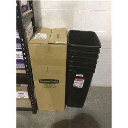 Rubbermaid Wastebasket Lot of 6